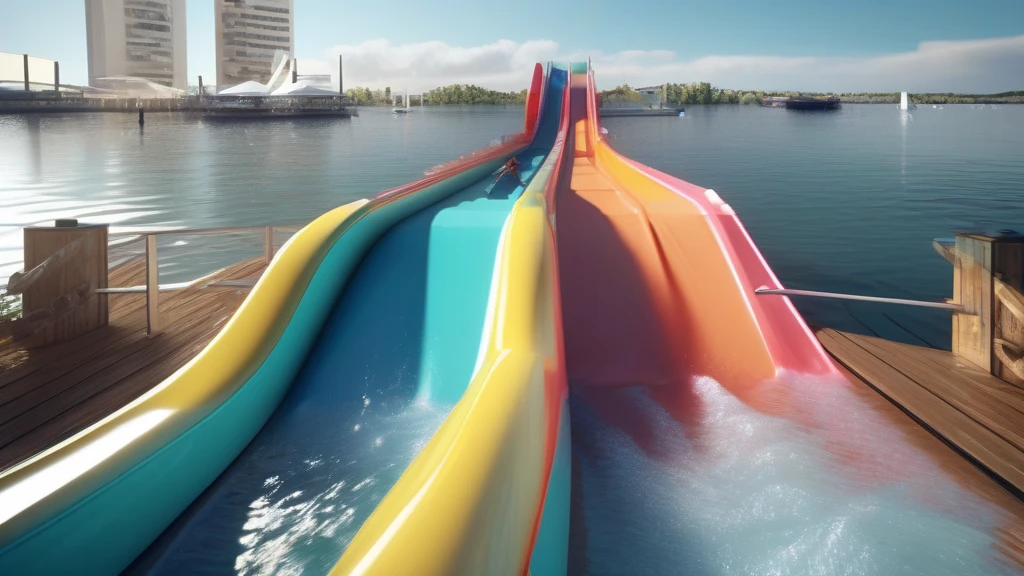 Comparing Materials: Which Water Slide is Best for Your Waterfront Setup?