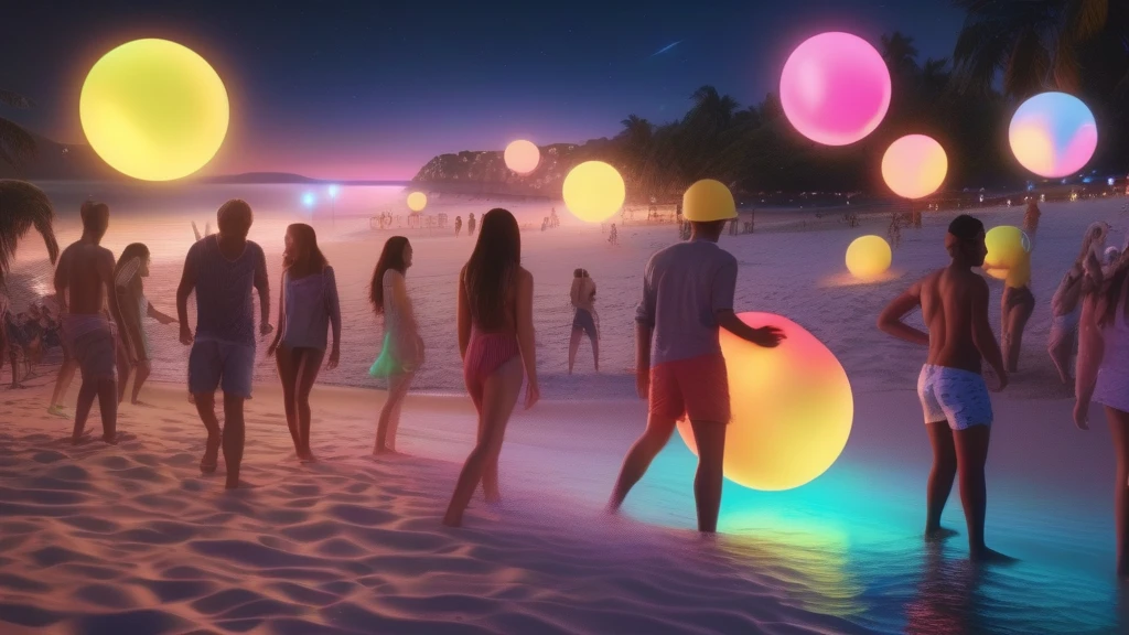 Glow-in-the-Dark and LED Beach Balls: Enhancing Nighttime Beach and Pool Parties