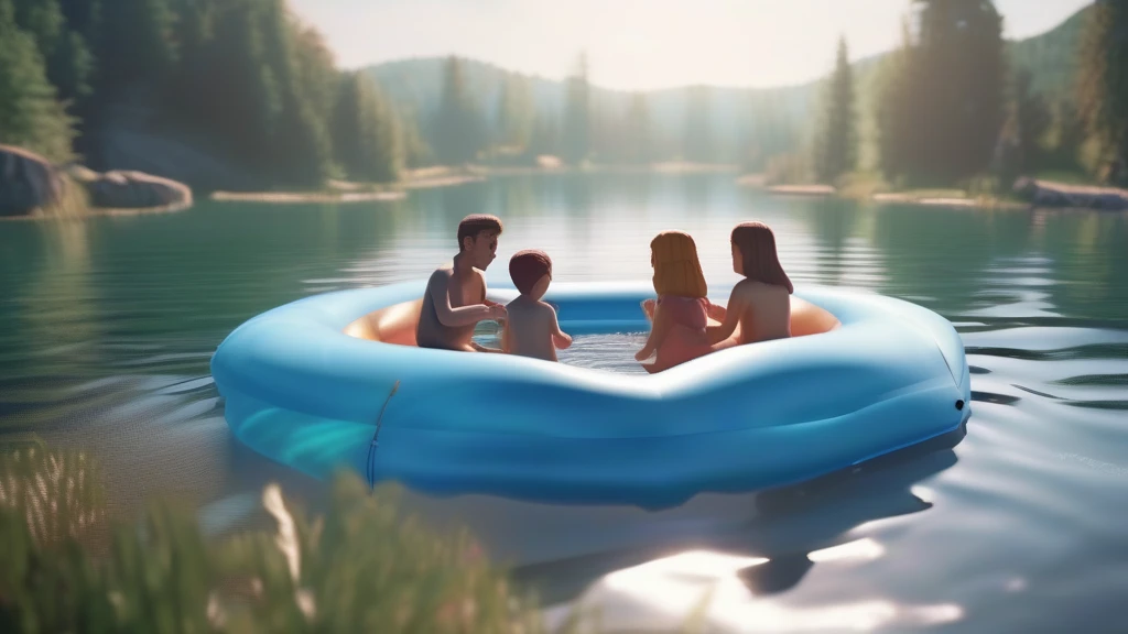 The Best Water Games to Play on Large Inflatable Rafts with Kids and Adults