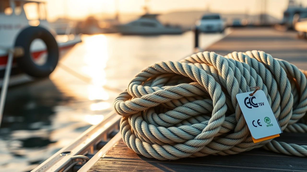 Why Certifications Like TÜV, ISO, and CE Matter in Selecting High-Quality Marine Ropes