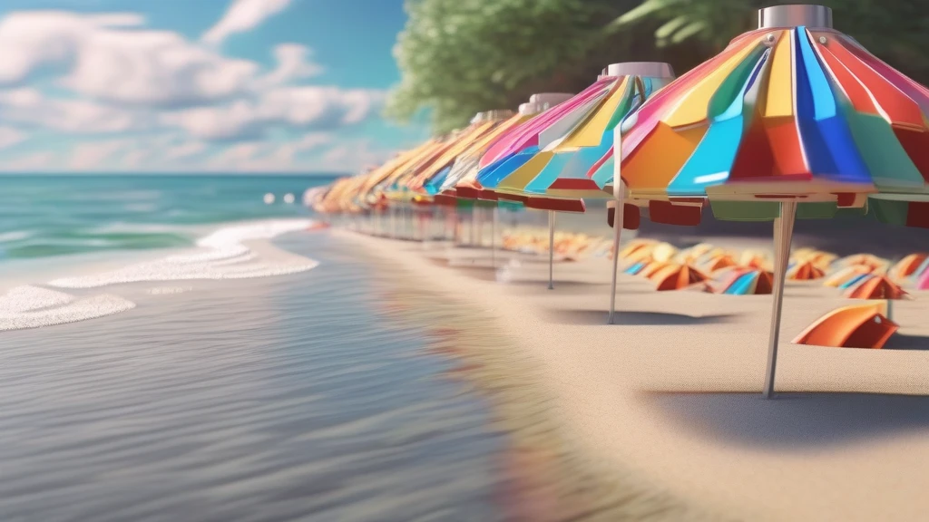 Colorful and Durable: Discover the Best Multi-Colored Beach Umbrellas