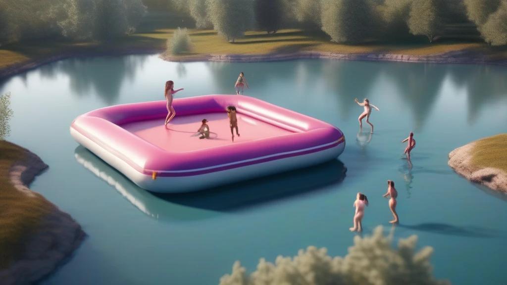 Compact Water Trampolines for Lakes and Small Pools