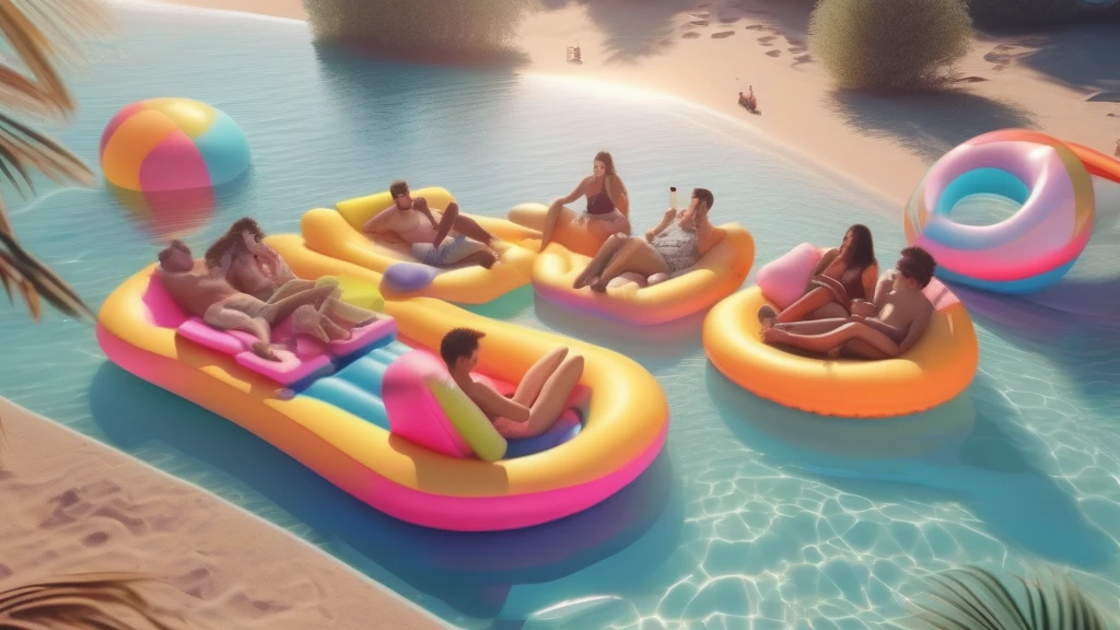 Exploring the Best Beach Party Inflatable Mats: A Colorful Comparison