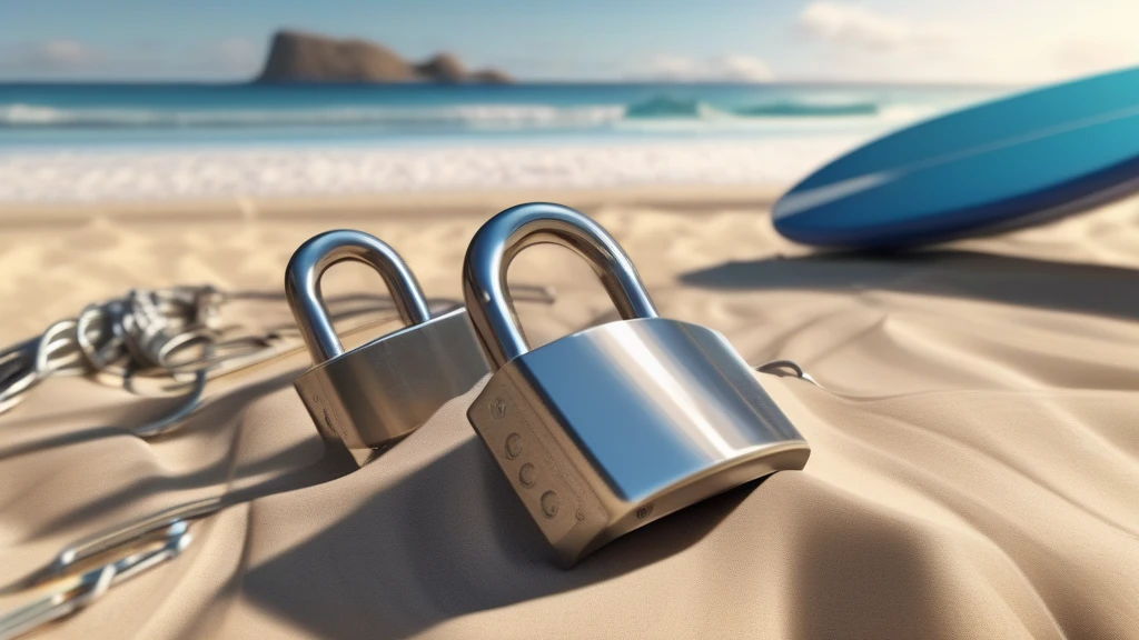 High-Security Padlocks with Anti-Theft Designs: Essential Gear for Surf Enthusiasts and Recreational Users