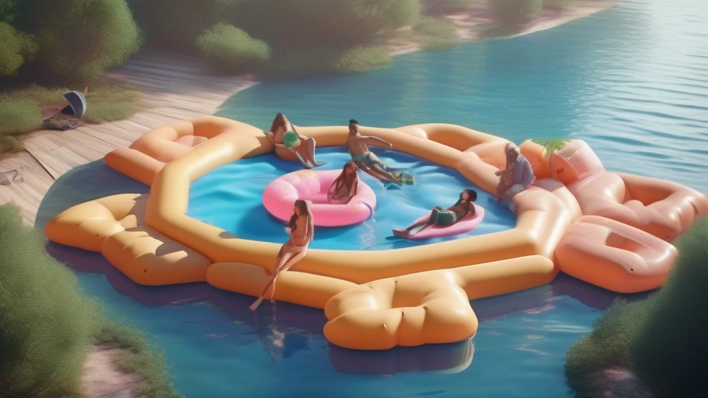 Modular & Custom Sized Inflatable Mats: Perfect for Group Activities