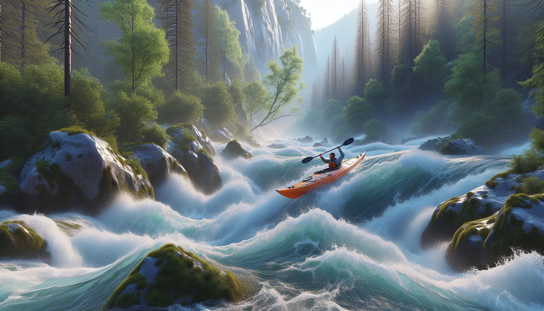 Ride the Rapids: White-Water Paddle Throughing in Barca