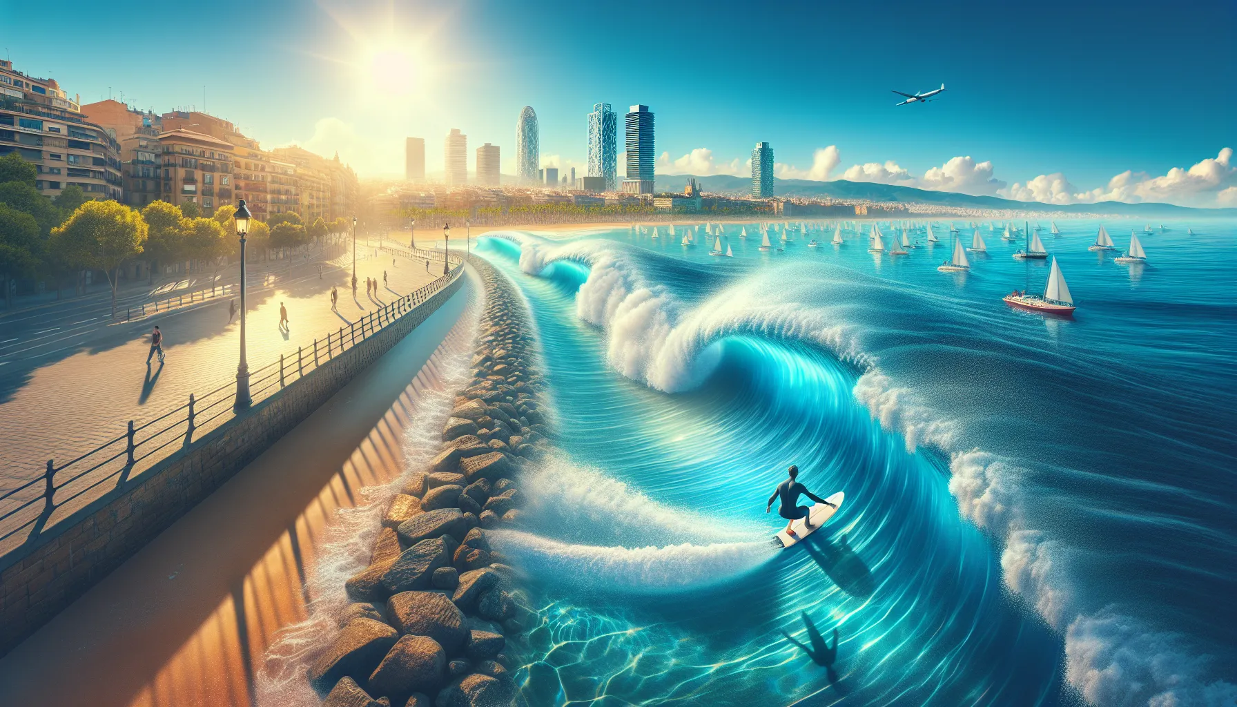 Thrills and Waves: Catching Waveboarding Adventures in Barca