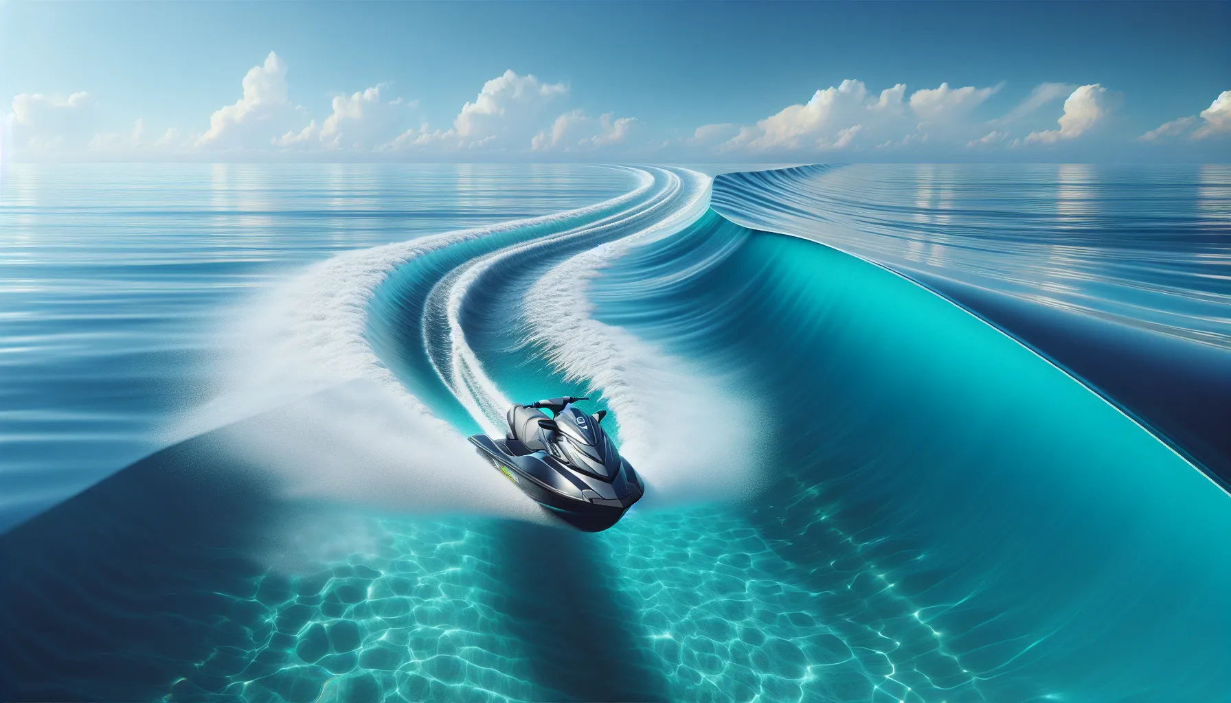 Speed and Style: High-Speed Jet Skiing on Open Waters
