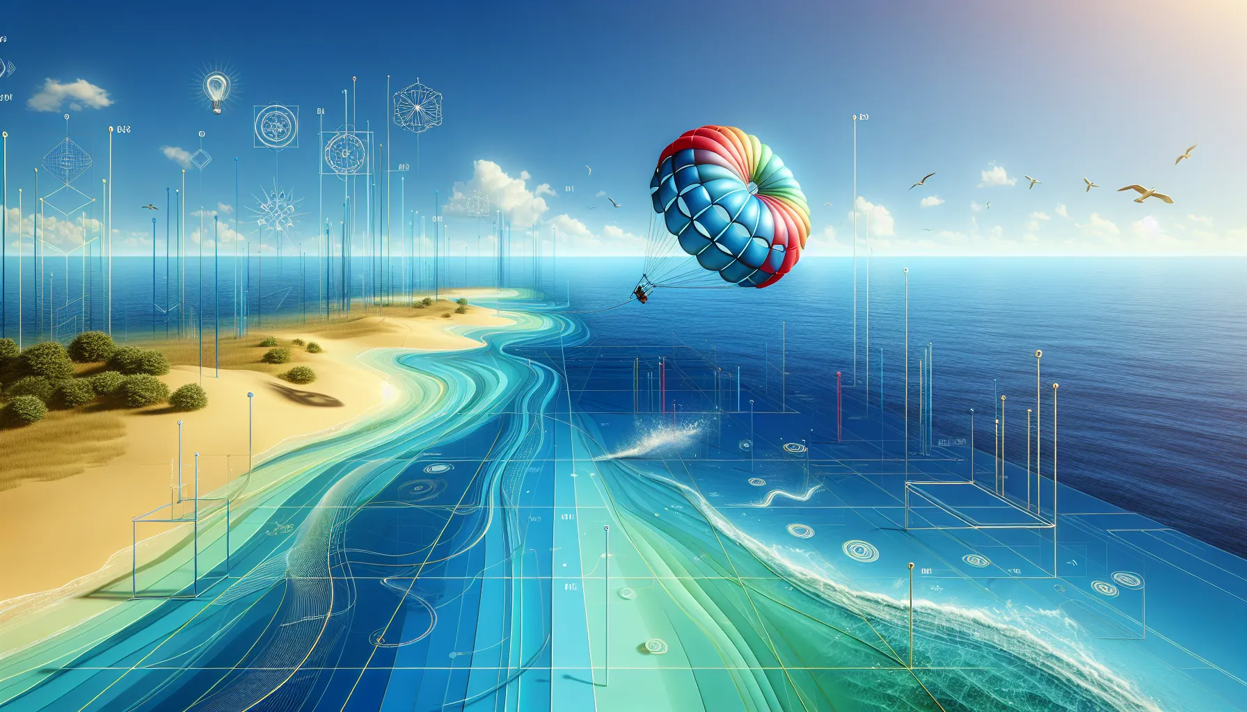 Into the Blue: Parasetting sail for Beginners