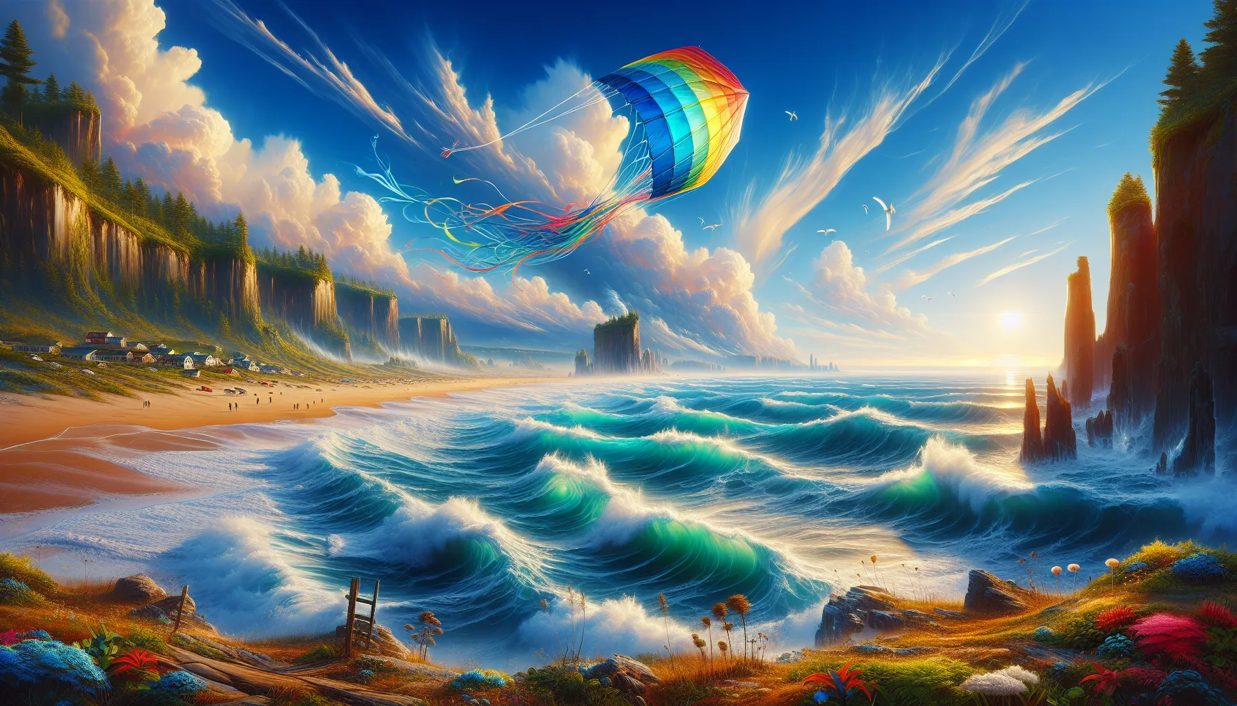 Adrenaline and Adventure: Mastering Kitewave-catching